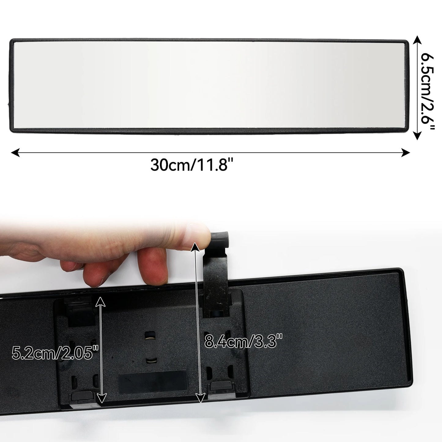 Panoramic Interior Rear View Anti-glare Mirror