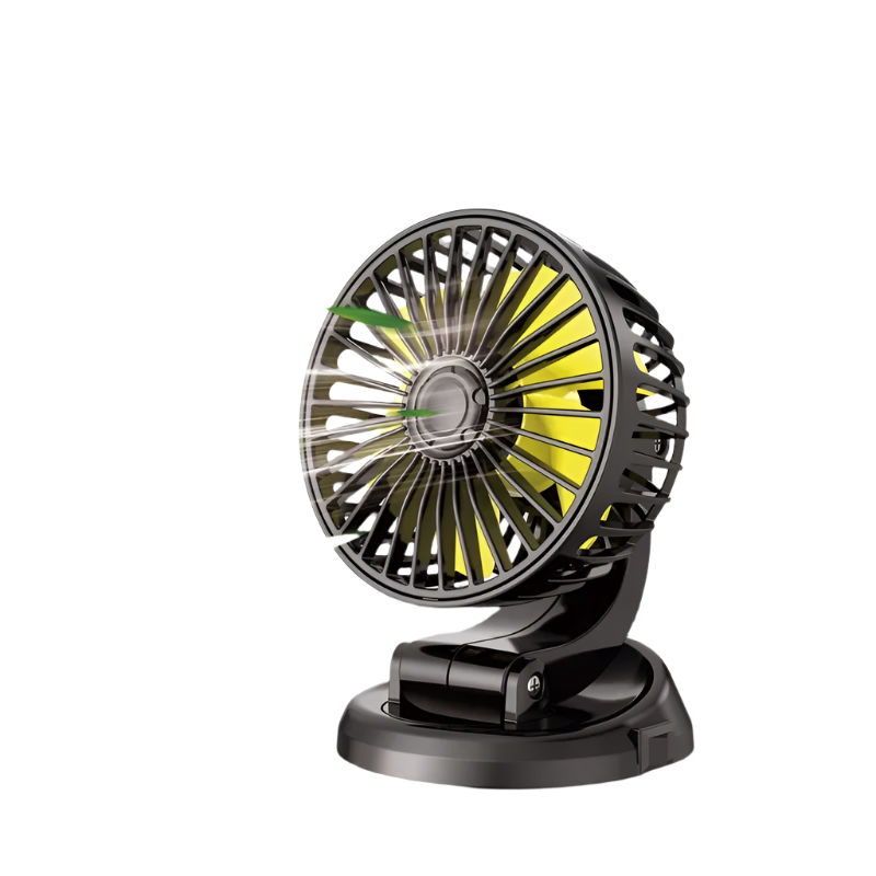 CoolRider Car Fan Powerful 360° Breeze