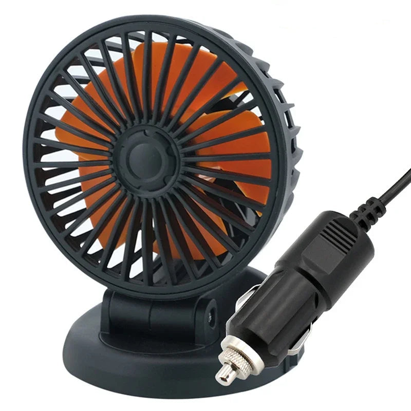 CoolRider Car Fan Powerful 360° Breeze