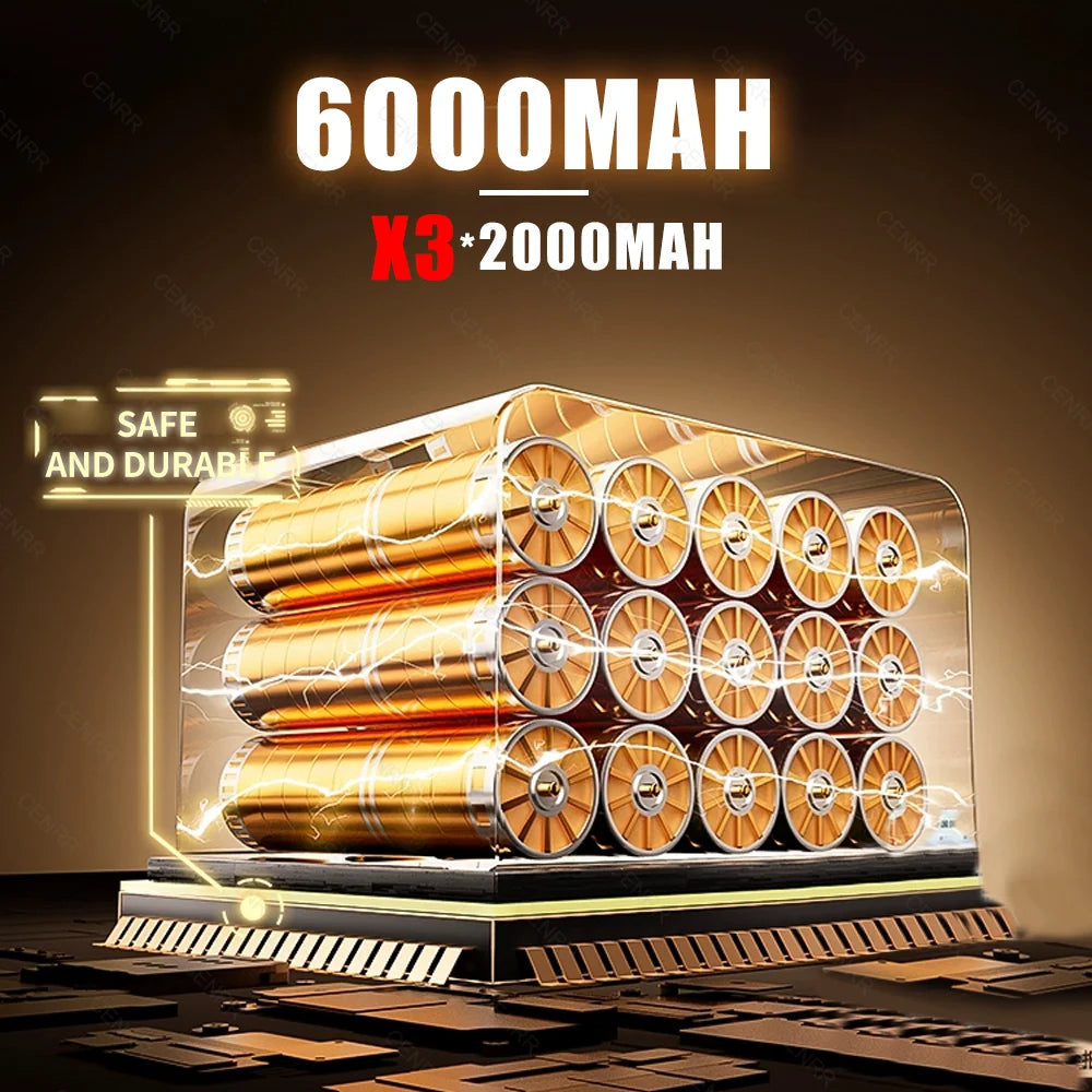 CENRR Mini Car Vacuum – Cordless, Powerful, Portable Cleaning Machine