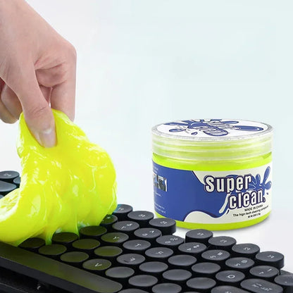 Super Cleaning Gel – 160g Reusable Slime for Car, Keyboard & Gadgets