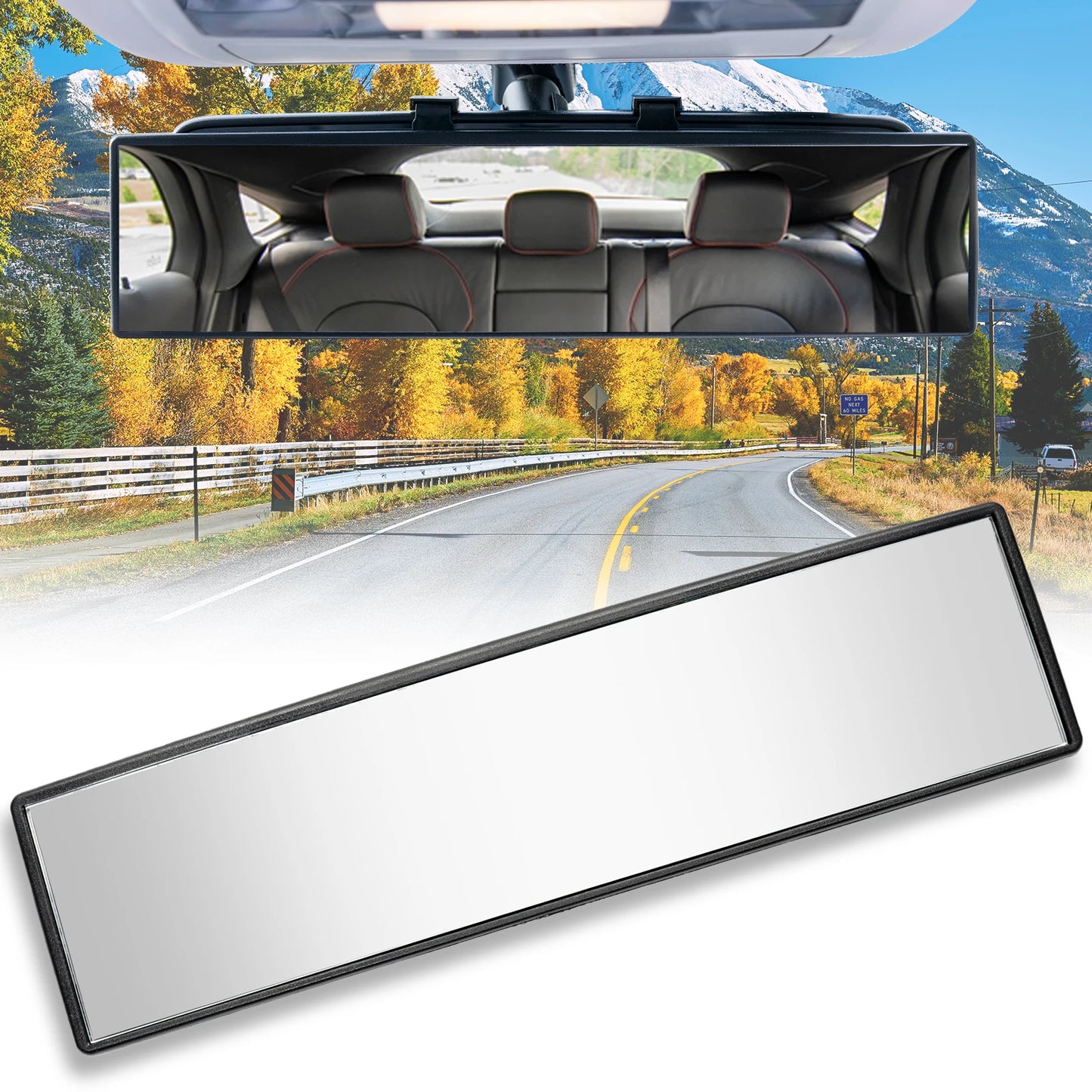 Panoramic Interior Rear View Anti-glare Mirror