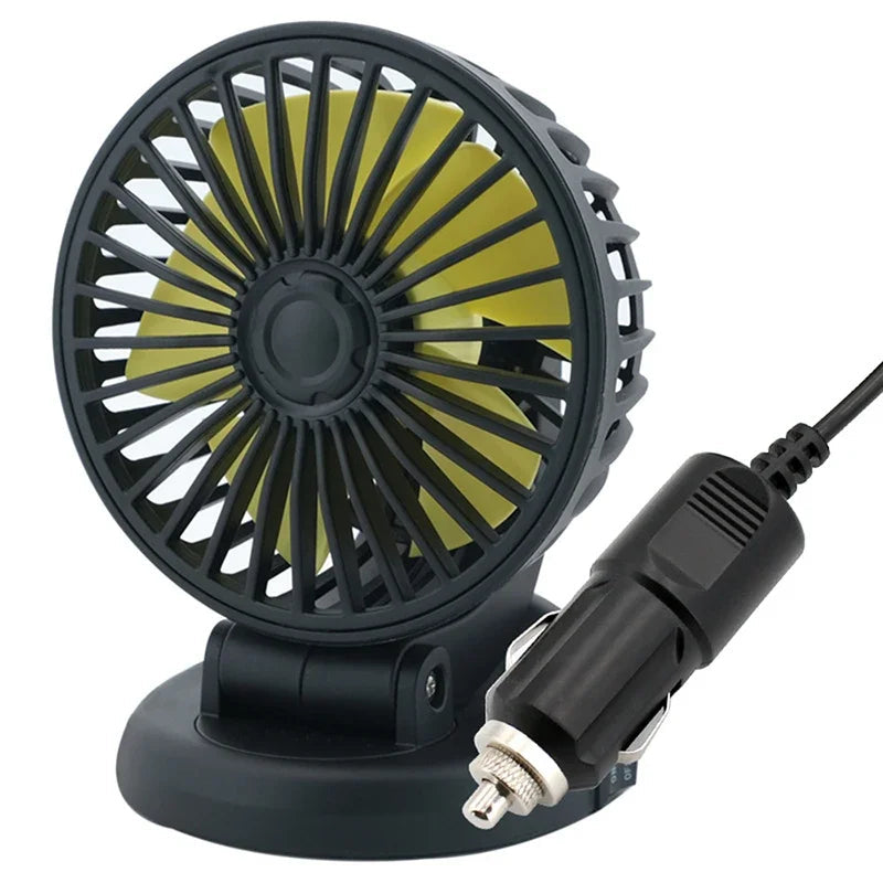 CoolRider Car Fan Powerful 360° Breeze