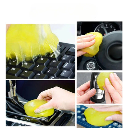 Super Cleaning Gel – 160g Reusable Slime for Car, Keyboard & Gadgets