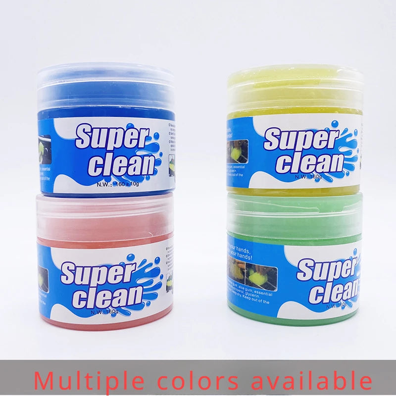 Super Cleaning Gel – 160g Reusable Slime for Car, Keyboard & Gadgets
