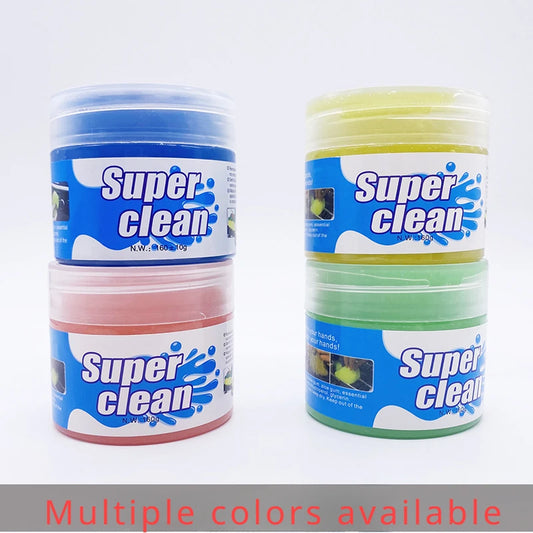 Super Cleaning Gel – 160g Reusable Slime for Car, Keyboard & Gadgets