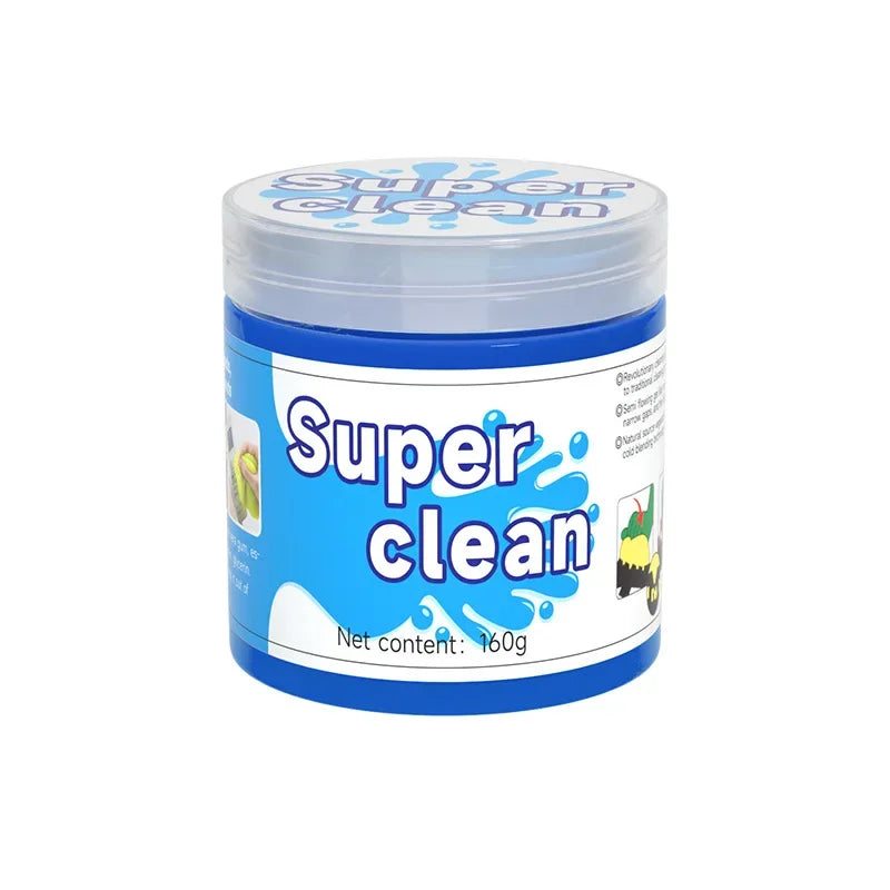 Super Cleaning Gel – 160g Reusable Slime for Car, Keyboard & Gadgets