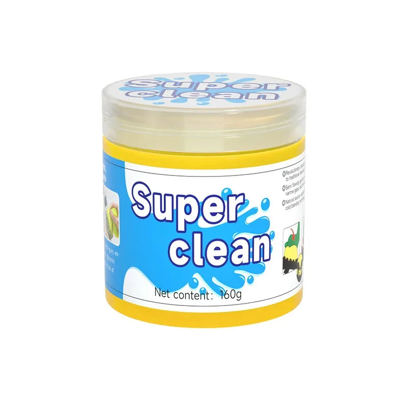 Super Cleaning Gel – 160g Reusable Slime for Car, Keyboard & Gadgets